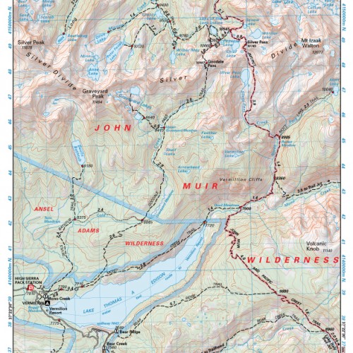 John Muir Trail Map-Pack – Tom Harrison Maps